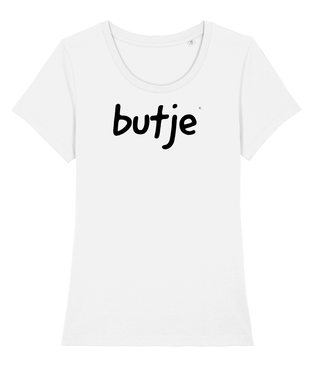 Dames Tshirt Groningse tekst "Butje"