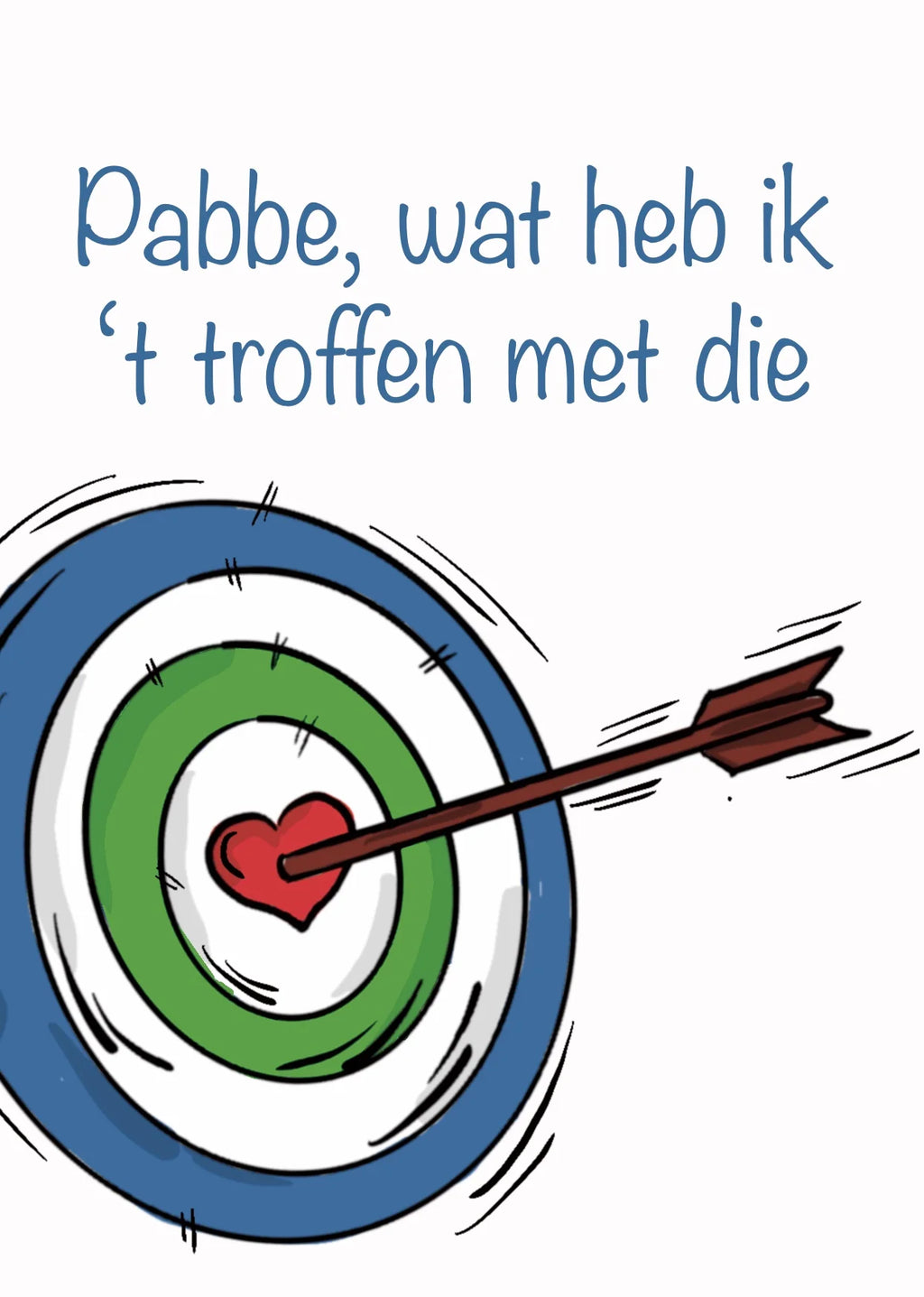 Bundel van 7 wenskaarten met Gronigse tekst