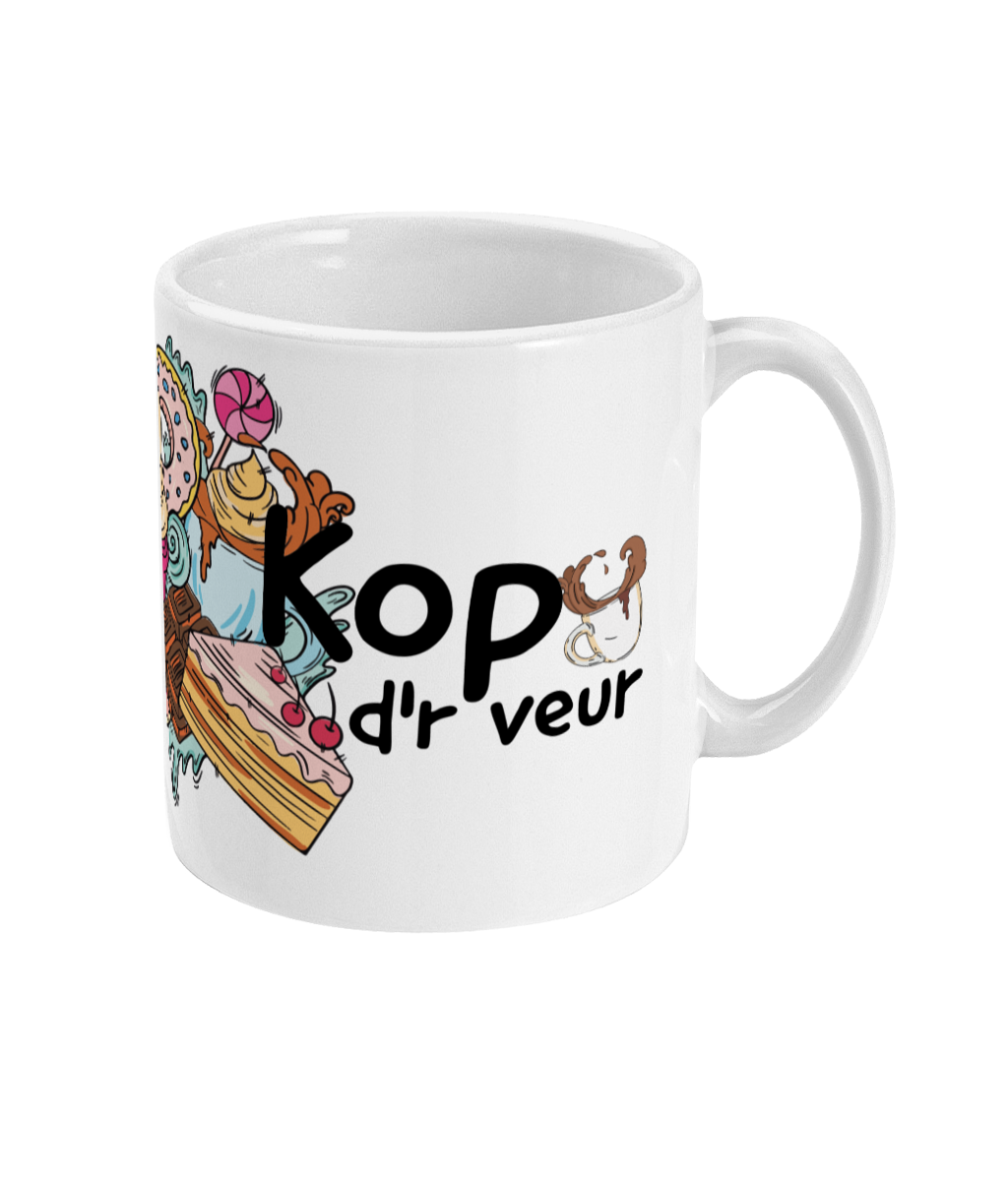 Groningse mok Kop d'r veur