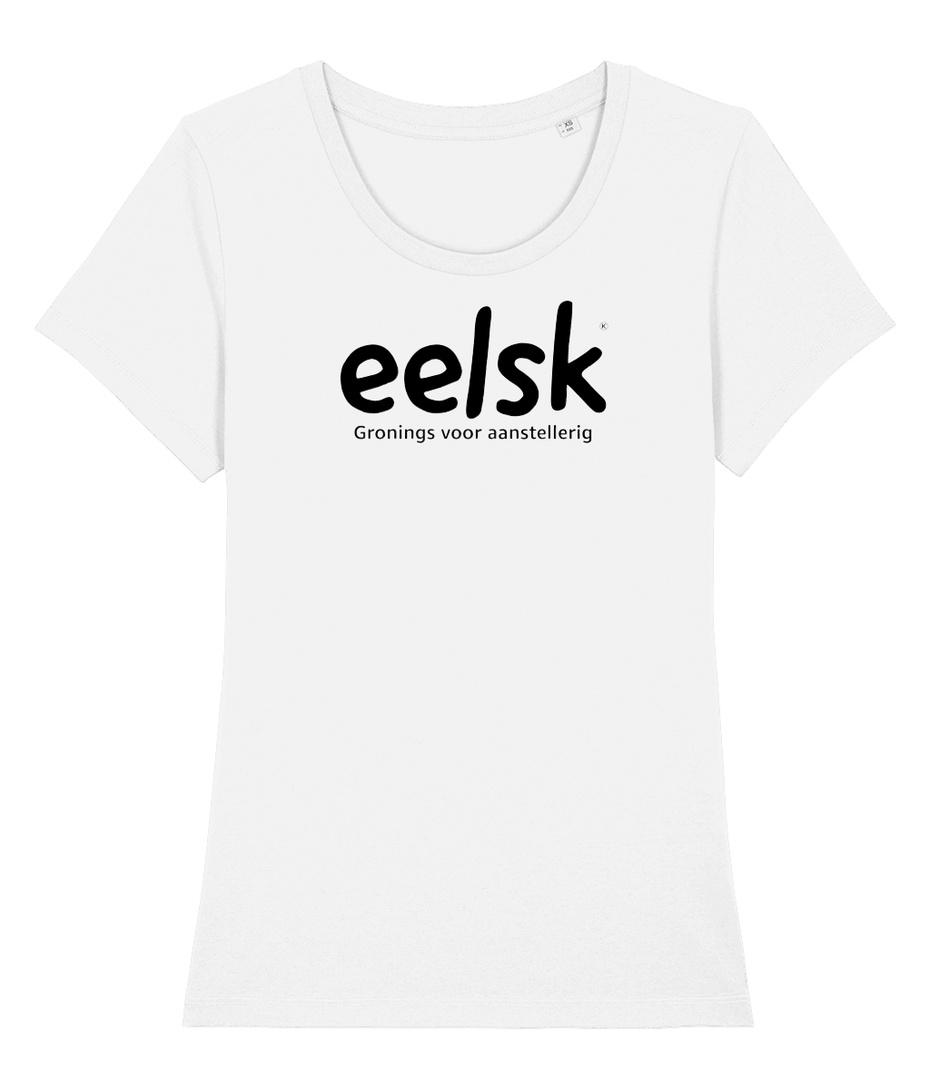 Dames Tshirt Groningse tekst "eelsk"