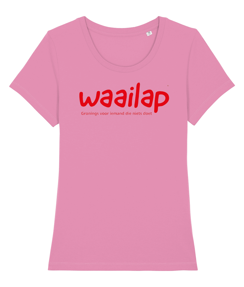 Dames Tshirt Groningse tekst "waailap"