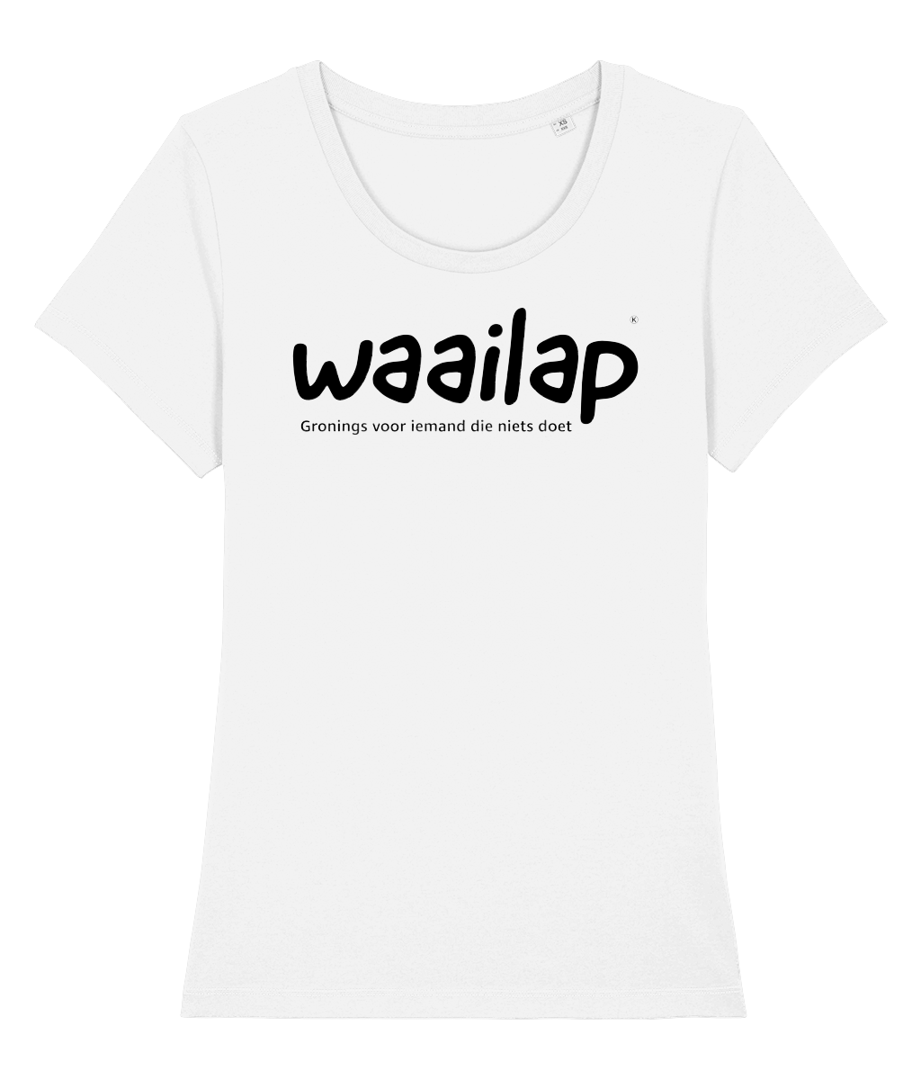 Dames Tshirt Groningse tekst "waailap"